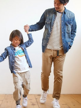 KRIFF MAYERさん（キッズ・109cm）の春コーディネート