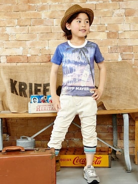 KRIFF MAYERさん（キッズ・117cm）の春コーディネート