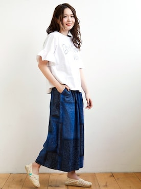 KRIFF MAYERさん（レディース・163cm）の夏コーディネート