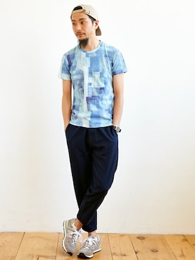 KRIFF MAYERさん（メンズ・175cm）の夏コーディネート