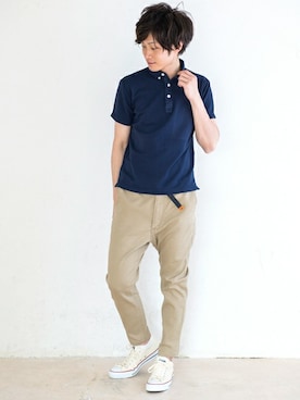 「KRIFF MAYER（クリフメイヤー）のアイテム」を使った、KRIFF MAYERさん（メンズ・175cm）の夏コーディネート