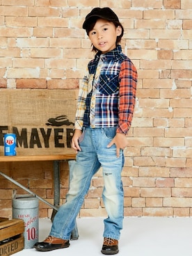 KRIFF MAYERさん（キッズ・118cm）の秋コーディネート