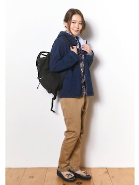 「KRIFF MAYER」｜「アイテム（マウンテンパーカー）」を使った、KRIFF MAYERさん（レディース・163cm）の秋コーディネート