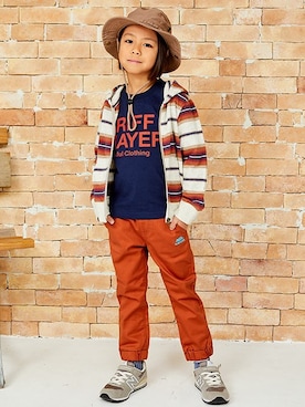 「KRIFF MAYER（クリフメイヤー）のアイテム」を使った、KRIFF MAYERさん（キッズ・116cm）の春コーディネート