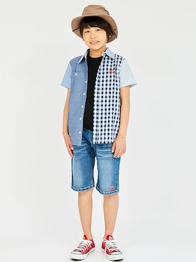 「KRIFF MAYER Kid's Collection（クリフメイヤーキッズコレクション）のアイテム」を使った、KRIFF MAYERさん（キッズ・141cm）の春コーディネート