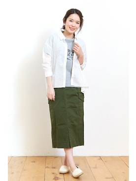 「KRIFF MAYER Lady's Collection（クリフメイヤーレディースコレクション）のアイテム」を使った、KRIFF MAYERさん（レディース・163cm）の夏コーディネート