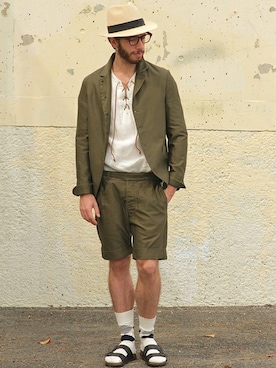 「made in japan」｜KRIFF MAYERさん（メンズ・176cm）の夏コーディネート