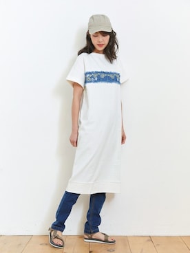 「KRIFF MAYER」｜「アイテム（ワンピース/ドレス）」を使った、KRIFF MAYERさん（レディース・164cm）の夏コーディネート