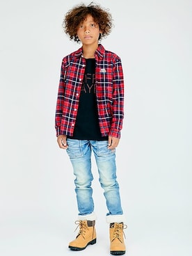 KRIFF MAYERさん（キッズ・139cm）の秋コーディネート