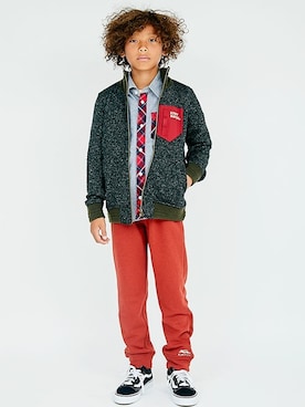「KRIFF MAYER Kid's Collection（クリフメイヤーキッズコレクション）のアイテム（ブルゾン）」を使った、KRIFF MAYERさん（キッズ・139cm）の秋コーディネート