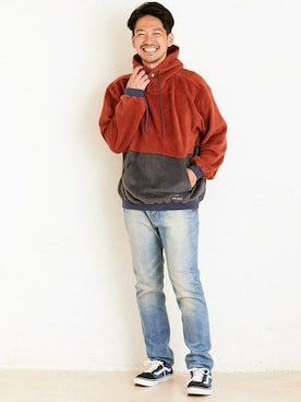 「KRIFF MAYER（クリフメイヤー）のアイテム（トップス）」を使った、KRIFF MAYERさん（メンズ・173cm）の秋コーディネート