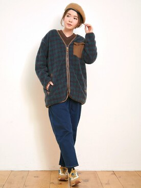 「KRIFF MAYER Lady's Collection（クリフメイヤーレディースコレクション）のアイテム（ジャケット/アウター）」を使った、KRIFF MAYERさん（レディース・163cm）の秋コーディネート