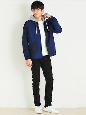 「KRIFF MAYER」｜「アイテム（その他アウター）」を使った、KRIFF MAYERさん（メンズ・180cm）の冬コーディネート