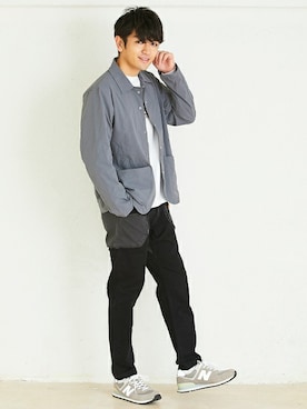「KRIFF MAYER」｜「アイテム（その他アウター）」を使った、KRIFF MAYERさん（メンズ・180cm）の春コーディネート
