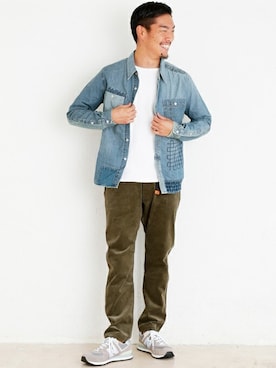 「KRIFF MAYER（クリフメイヤー）のアイテム」を使った、KRIFF MAYERさん（メンズ・177cm）の秋コーディネート