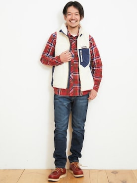 KRIFF MAYERさん（メンズ・173cm）の秋コーディネート