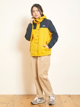 「KRIFF MAYER Lady's Collection（クリフメイヤーレディースコレクション）のアイテム（その他アウター）」を使った、KRIFF MAYERさん（レディース・163cm）の冬コーディネート