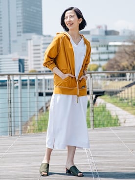 「KRIFF MAYER」｜「アイテム（ワンピース/ドレス）」を使った、KRIFF MAYERさん（レディース・165cm）の夏コーディネート