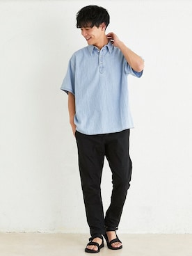 「KRIFF MAYER（クリフメイヤー）のアイテム」を使った、KRIFF MAYERさん（メンズ・178cm）の夏コーディネート