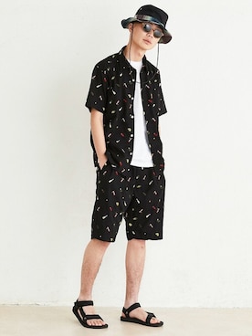 KRIFF MAYERさん（メンズ・180cm）の夏コーディネート