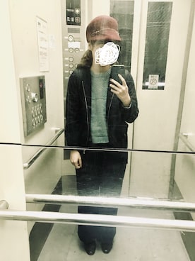 「override 」｜「アイテム（ブルゾン）」を使った、ころさん（レディース・153cm）の秋コーディネート