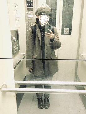 「シサム工房（シサムコウボウ）のアイテム」を使った、ころさん（レディース・153cm）の秋コーディネート