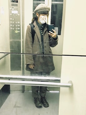 「シサム工房（シサムコウボウ）のアイテム」を使った、ころさん（レディース・153cm）の冬コーディネート