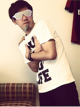 「MOBSTYLES（モブスタイル）のアイテム」を使った、ノザさん（メンズ・163cm）の春コーディネート