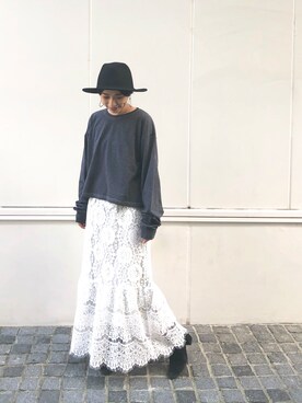 okada sakiさん（レディース・150cm）の冬コーディネート