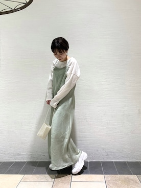 okada sakiさん（レディース・150cm）の春コーディネート