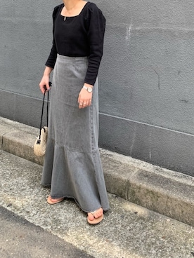 okada sakiさん（レディース・150cm）の春コーディネート