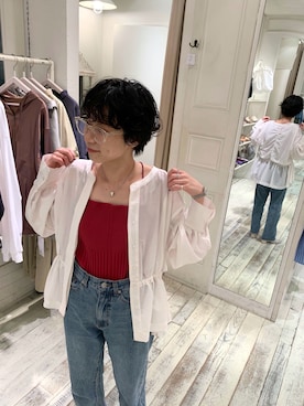 okada sakiさん（レディース・150cm）の春コーディネート