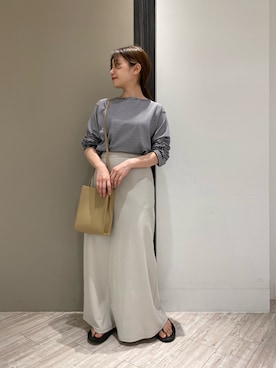 「unify（ユニファイ）のアイテム」を使った、mayuさん（レディース・153cm）の春コーディネート