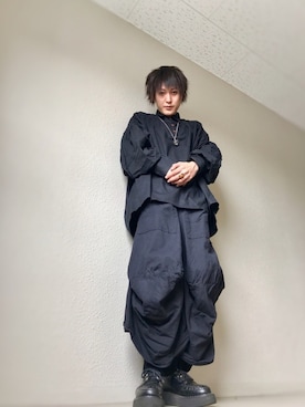 「チャイハネ（チャイハネ）のアイテム（スカート）」を使った、TATOOyaさん（メンズ・174cm）の夏コーディネート