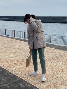 「prose verse（プロズヴェール）のアイテム（その他アウター）」を使った、Tsudaさん（レディース・167cm）の冬コーディネート