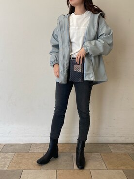「prose verse（プロズヴェール）のアイテム（ブルゾン）」を使った、Tsudaさん（レディース・167cm）の冬コーディネート