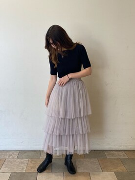 Tsudaさん（レディース・167cm）の春コーディネート