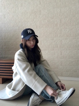 えばみ。さん（レディース・160cm）の冬コーディネート