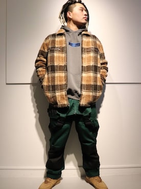 「Liberaiders（リベレイダース）のアイテム」を使った、ダイドウグチ☑️さん（メンズ・178cm）の冬コーディネート