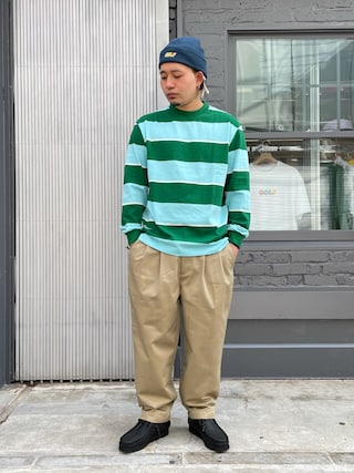 GOLF WANG STITCHED Tシャツ 半袖 White Brown Blue 送料込み 1659961413.jpg
