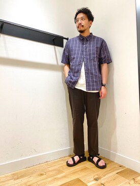 「FORK&SPOON」｜ながたさん（メンズ・178cm）の夏コーディネート