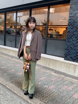 「OSIRIS（オサイラス）のアイテム」を使った、umisaato0114さん（レディース・155cm）の秋コーディネート