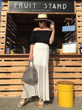 「The Fifth Label（ザ・フィフス・レーベル）のアイテム」を使った、moeKさん（レディース・157cm）の春コーディネート