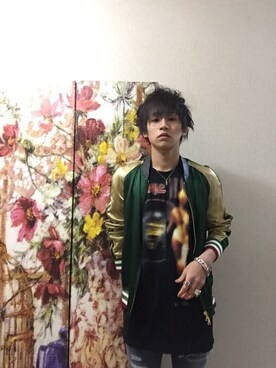 「ISAMU KATAYAMA BACKLASH（イサムカタヤマバックラッシュ）のアイテム（その他アウター）」を使った、CHAPPY_HAPPYさん（メンズ・168cm）の冬コーディネート
