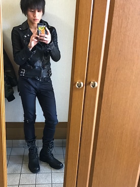 「ISAMU KATAYAMA BACKLASH（イサムカタヤマバックラッシュ）のアイテム（チノパンツ）」を使った、CHAPPY_HAPPYさん（メンズ・168cm）の春コーディネート