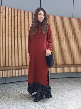 ゆっきーさん（レディース・153cm）の秋コーディネート