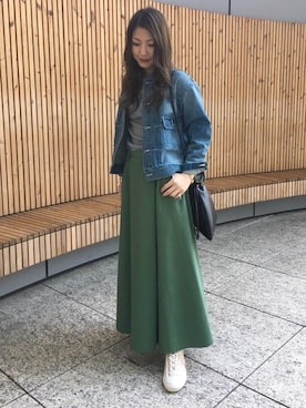 ゆっきーさん（レディース・153cm）の春コーディネート