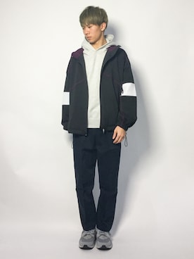 「CASPER JOHN AIVER（キャスパージョンアイバー）のアイテム」を使った、Ryoさん（メンズ・173cm）の冬コーディネート