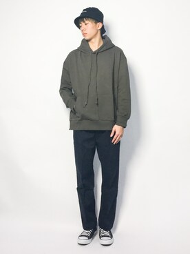 「CASPER JOHN AIVER（キャスパージョンアイバー）のアイテム」を使った、Ryoさん（メンズ・173cm）の冬コーディネート