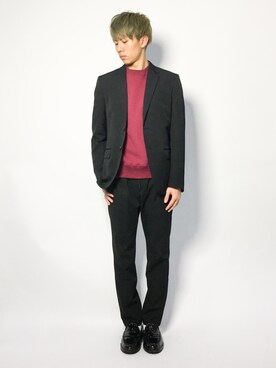 「FACTOTUM（ファクトタム）のアイテム（スウェット）」を使った、Ryoさん（メンズ・173cm）の冬コーディネート